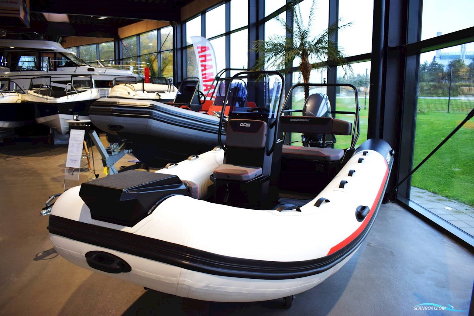 Aqua Spirit 450Cac - 60 HK Yamaha/Udstyr og Trailer Gummibåd / Rib 2025, med Yamaha F60 Injection motor, Danmark