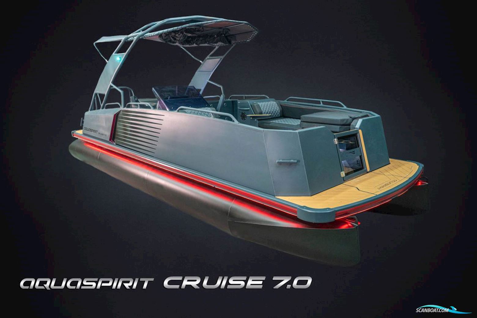 Aqua Spirit 7.0 Cruise - 200 HK Yamaha/Udstyr Gummibåd / Rib 2021, med Yamaha F200XB motor, Danmark