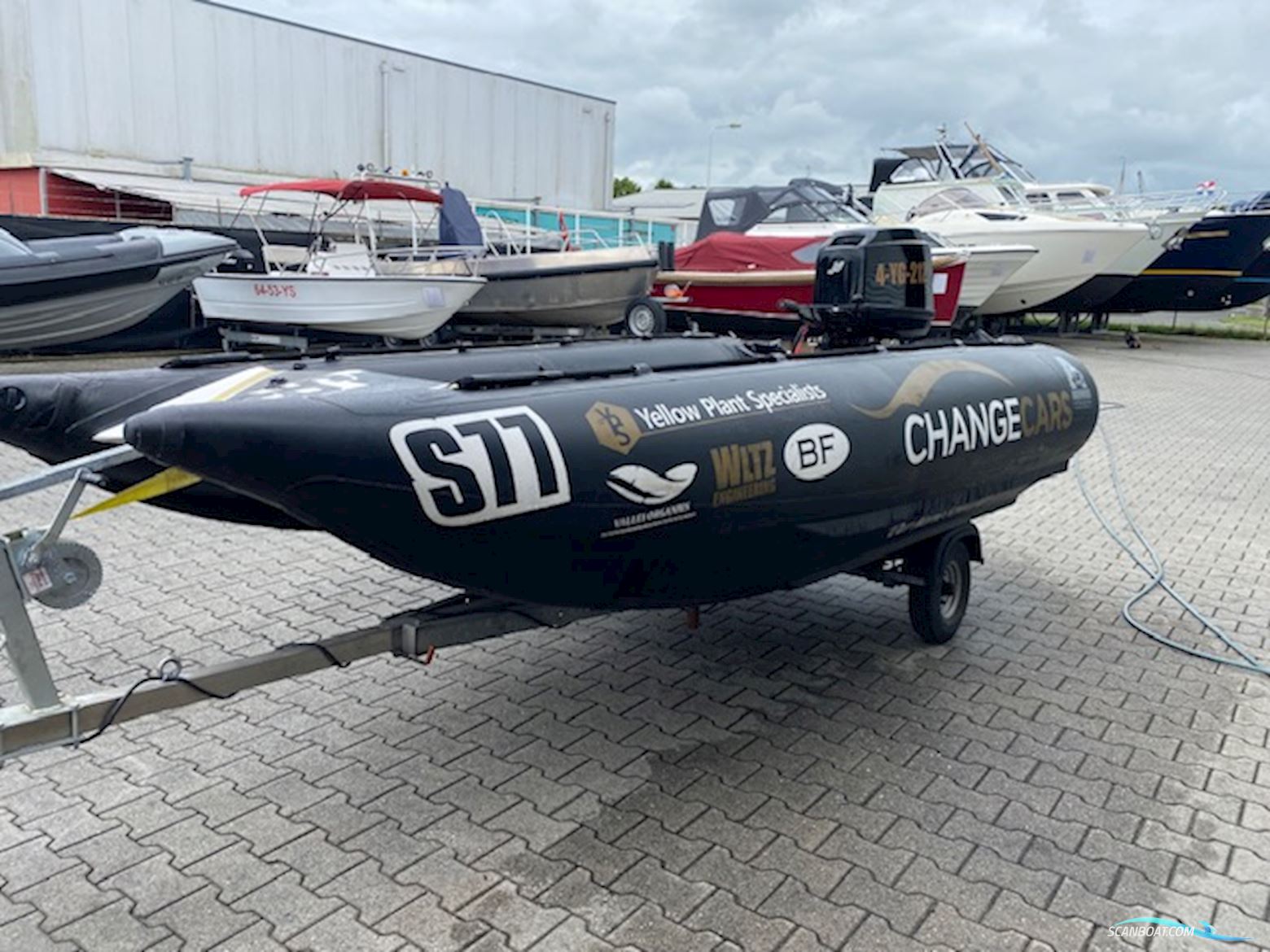 Aquarius 410 Stx Zapcat Gummibåd / Rib 2020, med Mercury motor, Holland