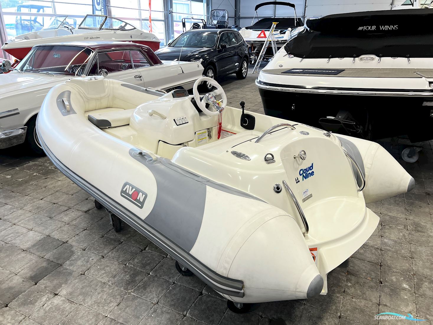 Avon 320 SC DL Gummibåd / Rib 2010, med Weber 850cc Turbo 98 hk 4-Takt motor, Sverige