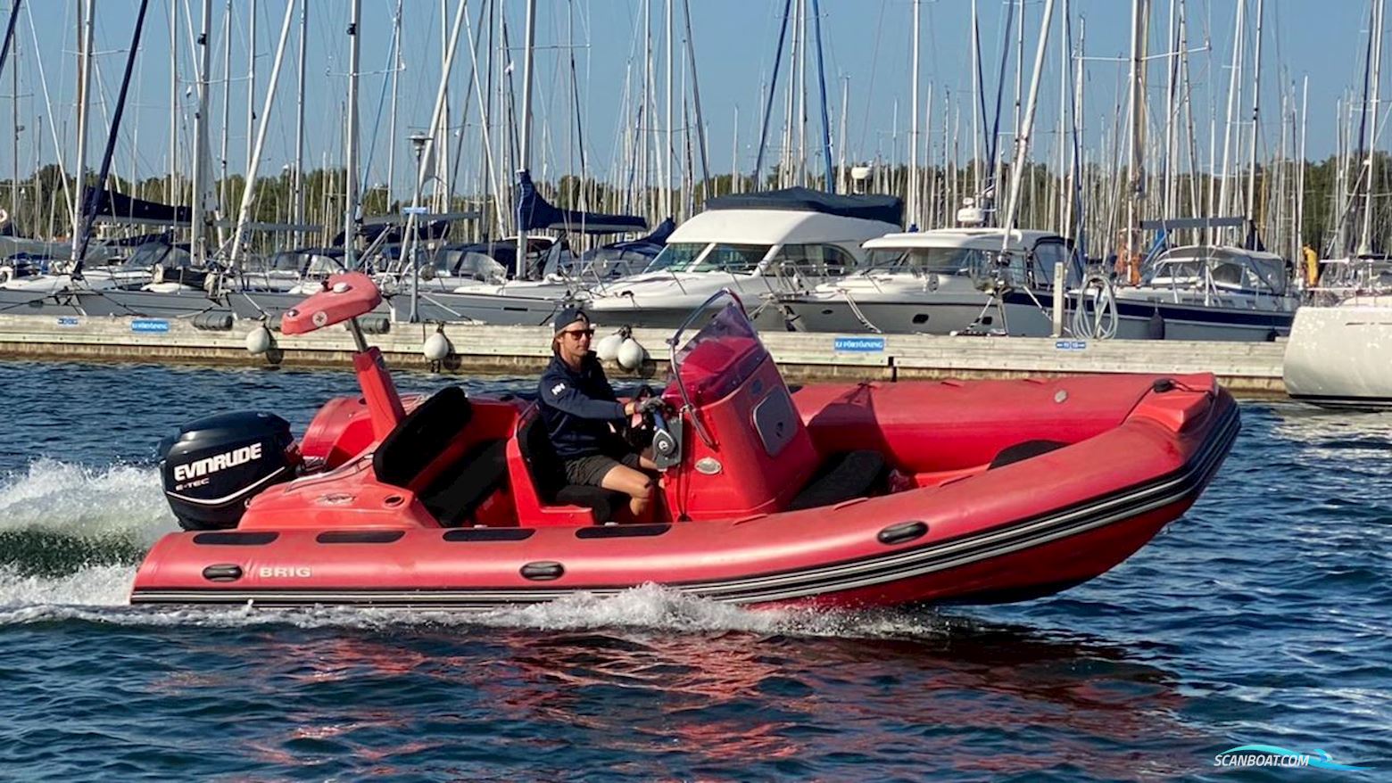 Brig Eagle 580 Gummibåd / Rib 2012, med Evinrude motor, Sverige