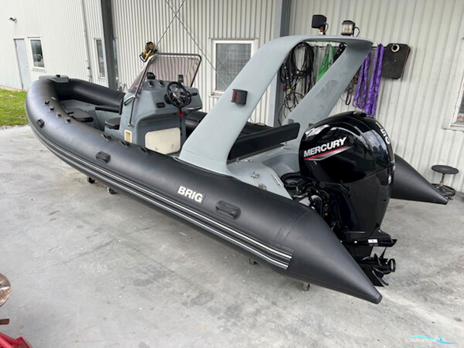 Brig Eagle 600 Gummibåd / Rib 2005, med Mercury motor, Danmark