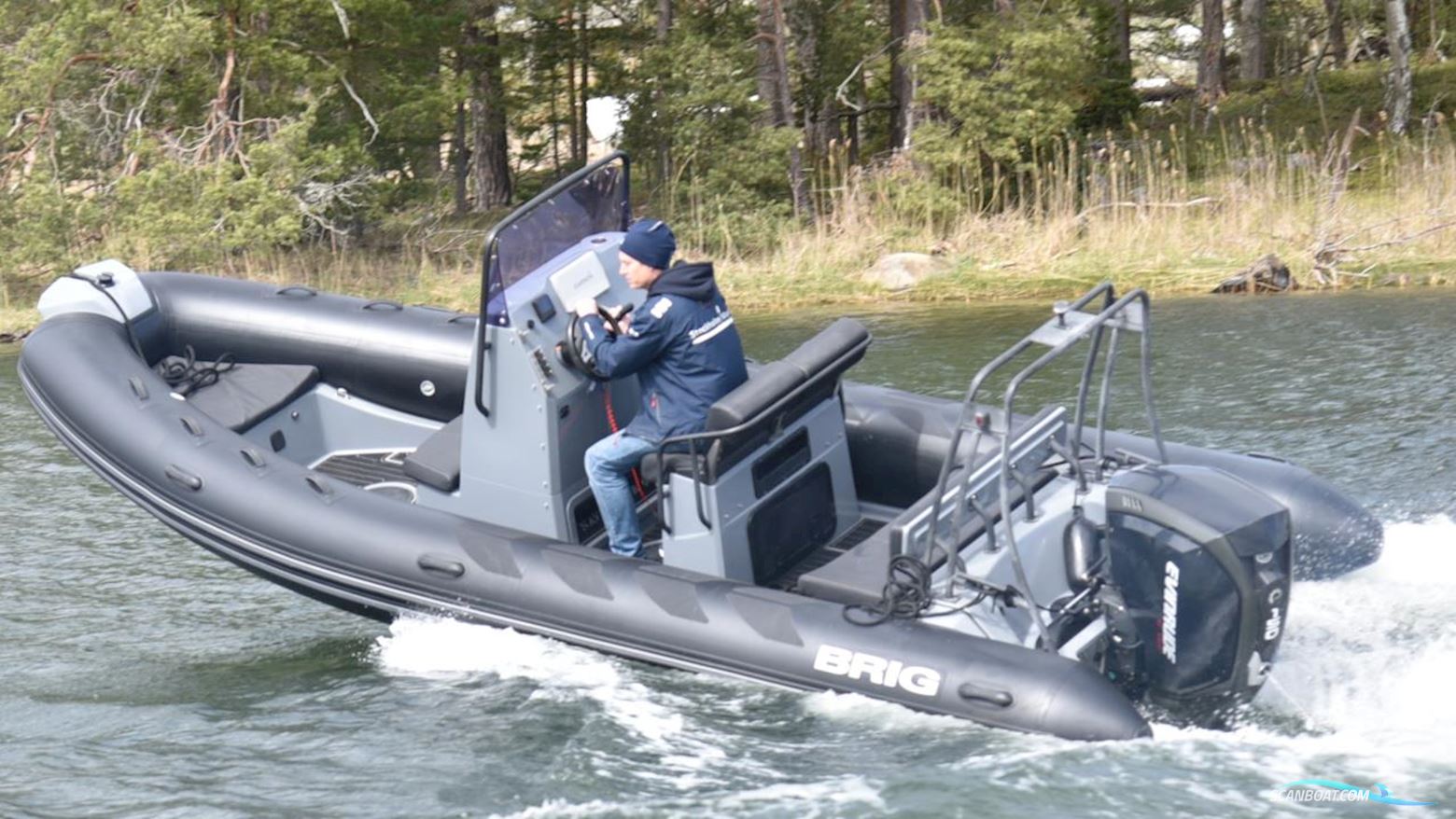Brig Navigator 610 Gummibåd / Rib 2017, med Evinrude motor, Sverige