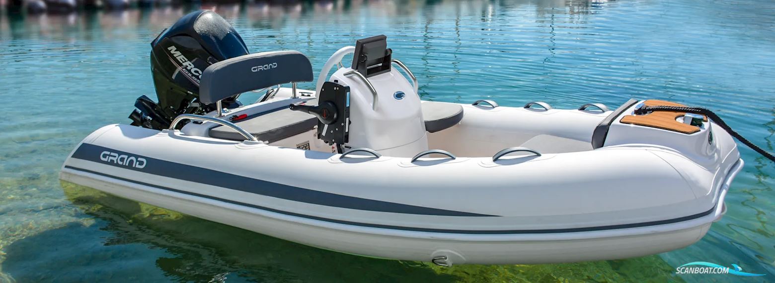 Grand G340GEF med 20 hk Yamaha LAGERBÅD Gummibåd / Rib 2026, Danmark