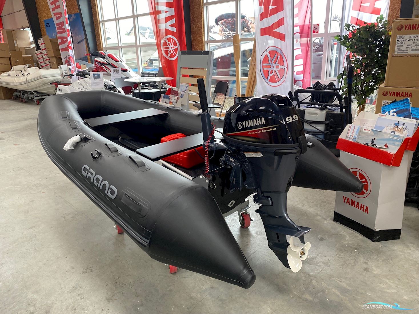 Grand S300 M/ Yamaha F9,9 Sport Gummibåd / Rib 2024, med Yamaha F9,9 Sport motor, Danmark