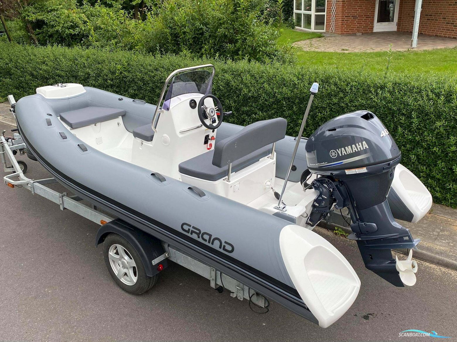 Grand S470NL Med 40 hk Yamaha Gummibåd / Rib 2024, med Yamaha motor, Danmark