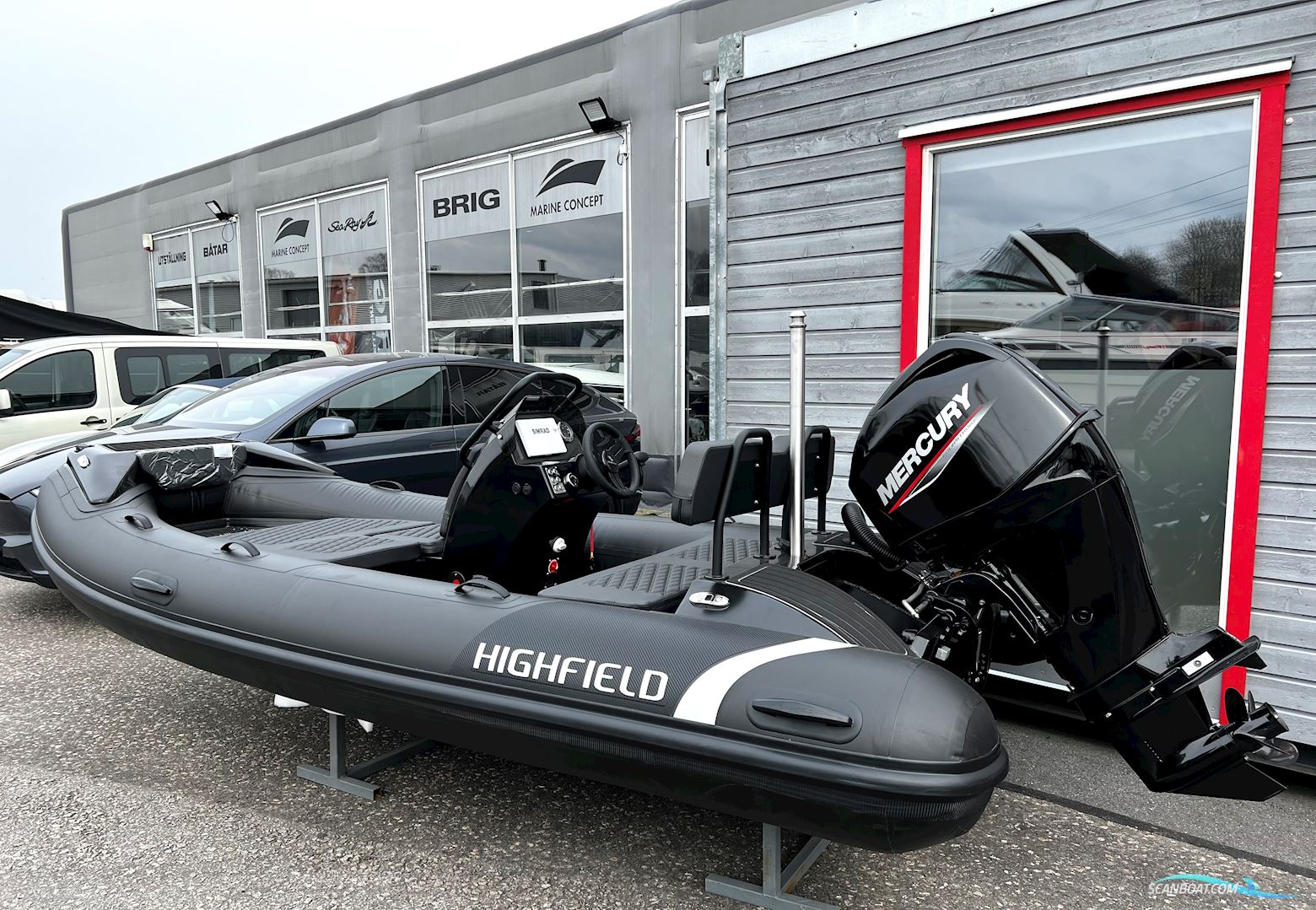 Highfield 420 Sport Gummibåd / Rib 2023, med Mercury 50hk motor, Sverige