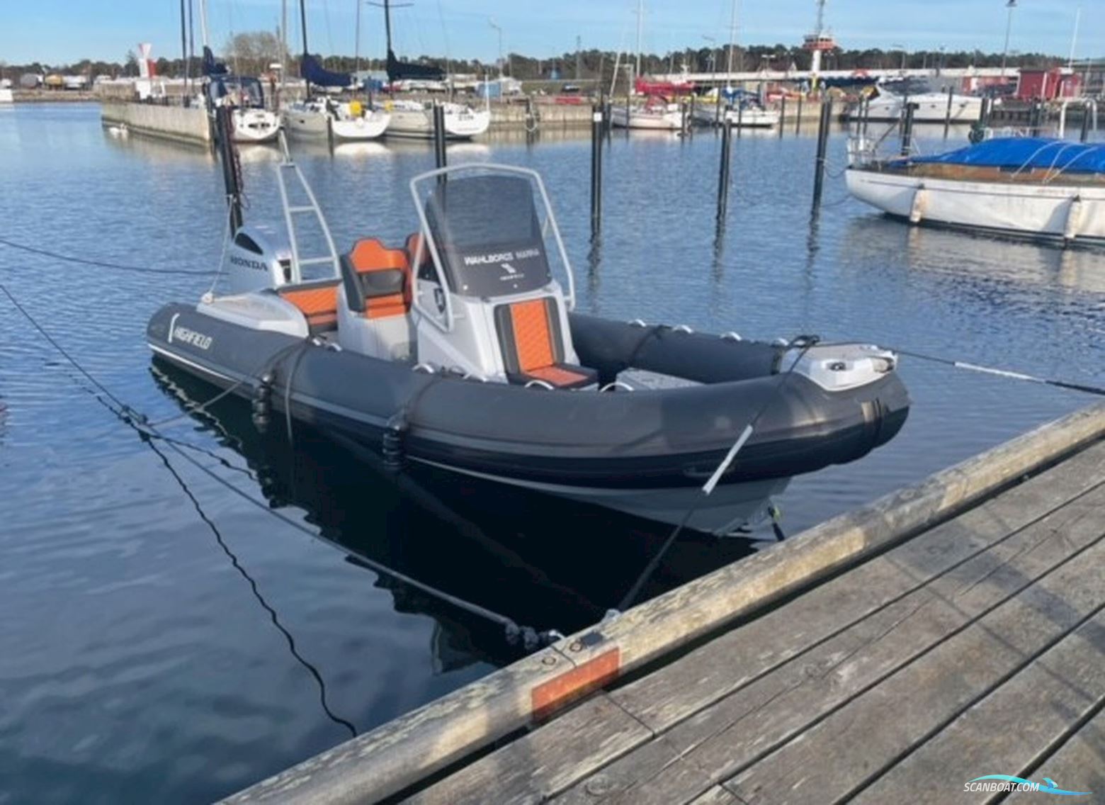 Highfield 700 Sport Gummibåd / Rib 2021, med Honda BF 200 motor, Sverige