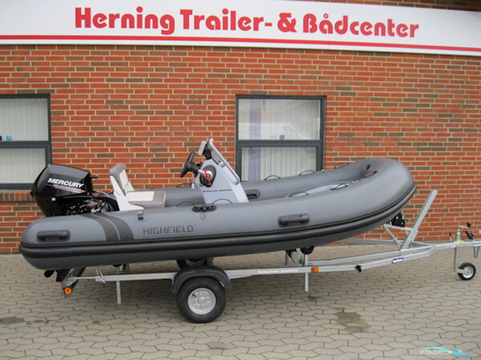Highfield CL360BLT m/Mercury F30 hk og Variant trailer  Gummibåd / Rib 2019, med Mercury motor, Danmark