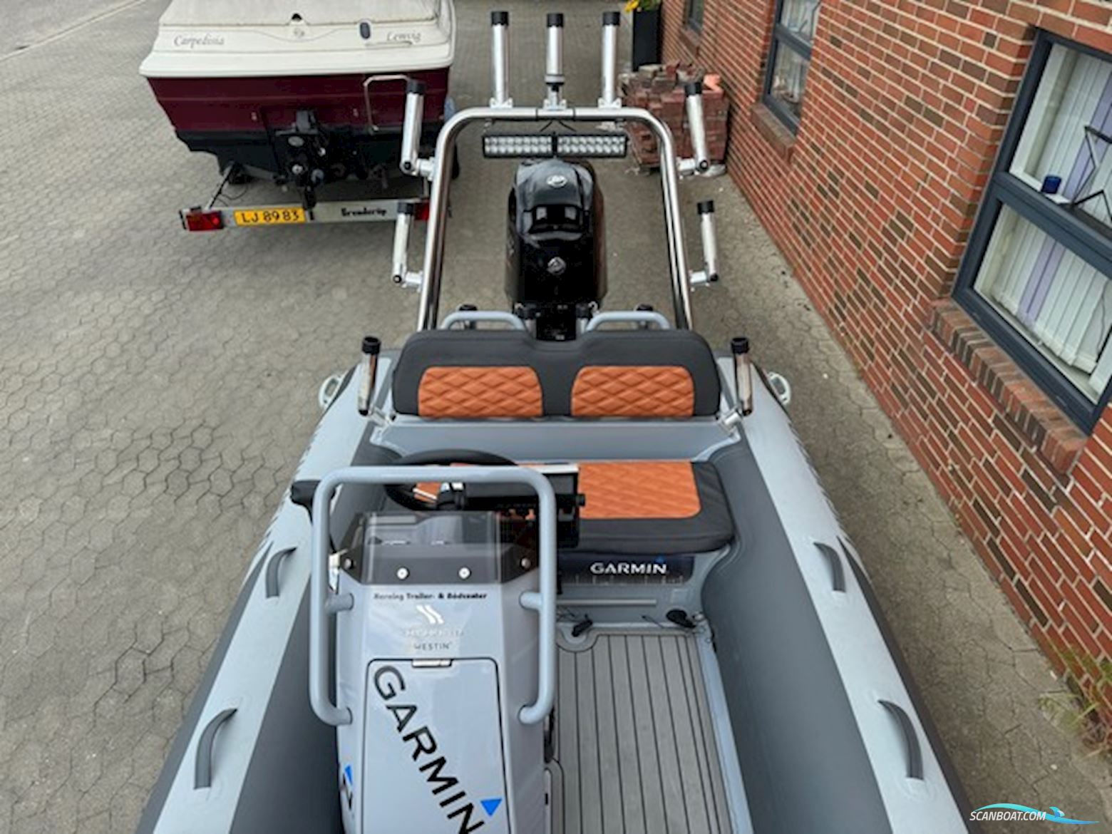 Highfield CL380DL m/Mercury F60 hk Efi 4-Takt og Brenderup Trailer - NU Nedsat KR. 15.000,- !