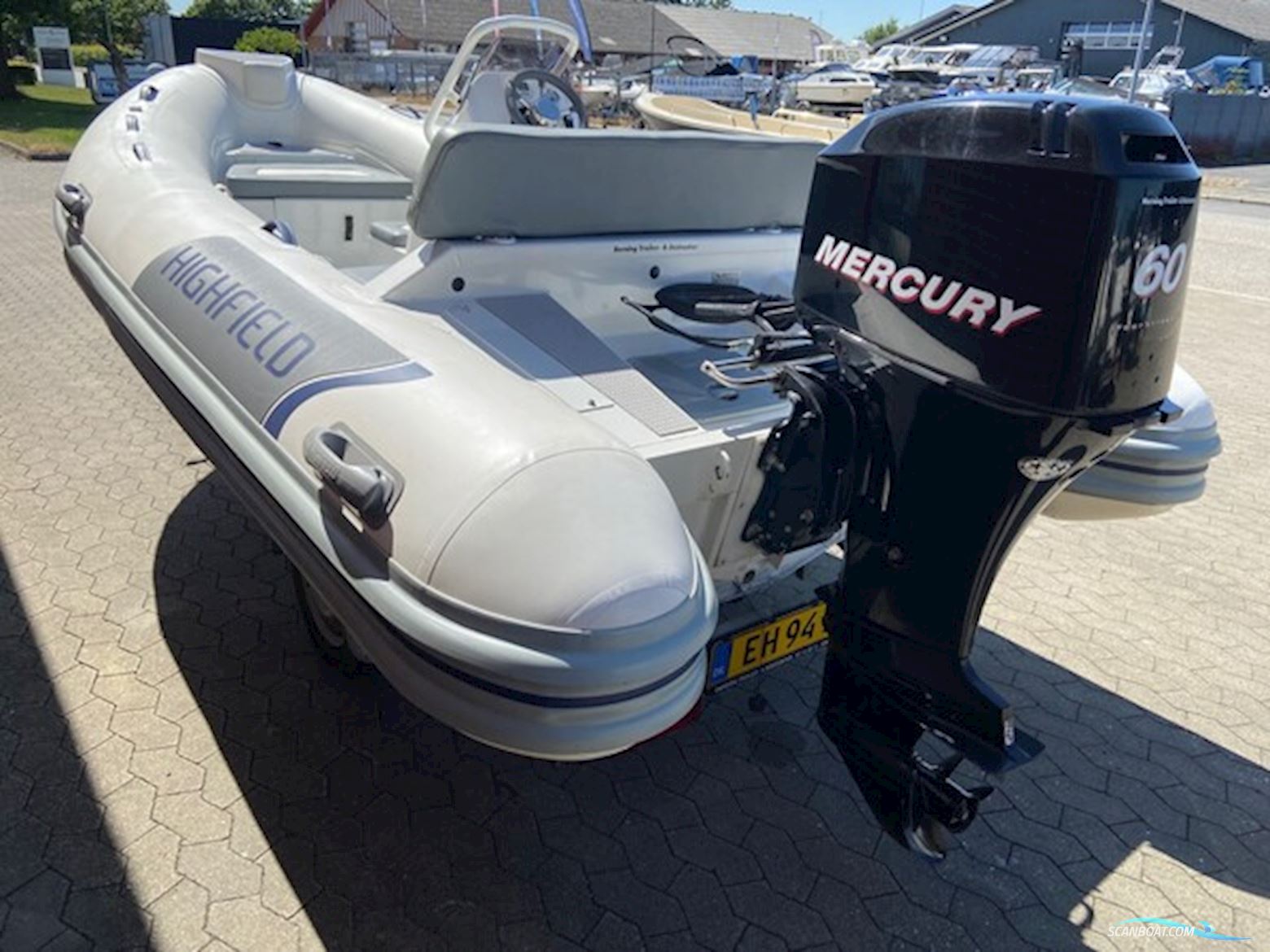 Highfield DL420 m/Mercury F60 hk Efi 4-Takt og Variant Trailer