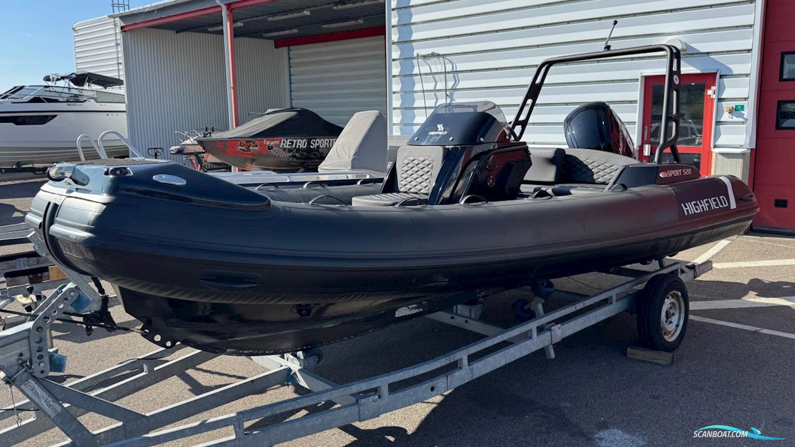 Highfield SP 520 Gummibåd / Rib 2023, med Mercury motor, Sverige