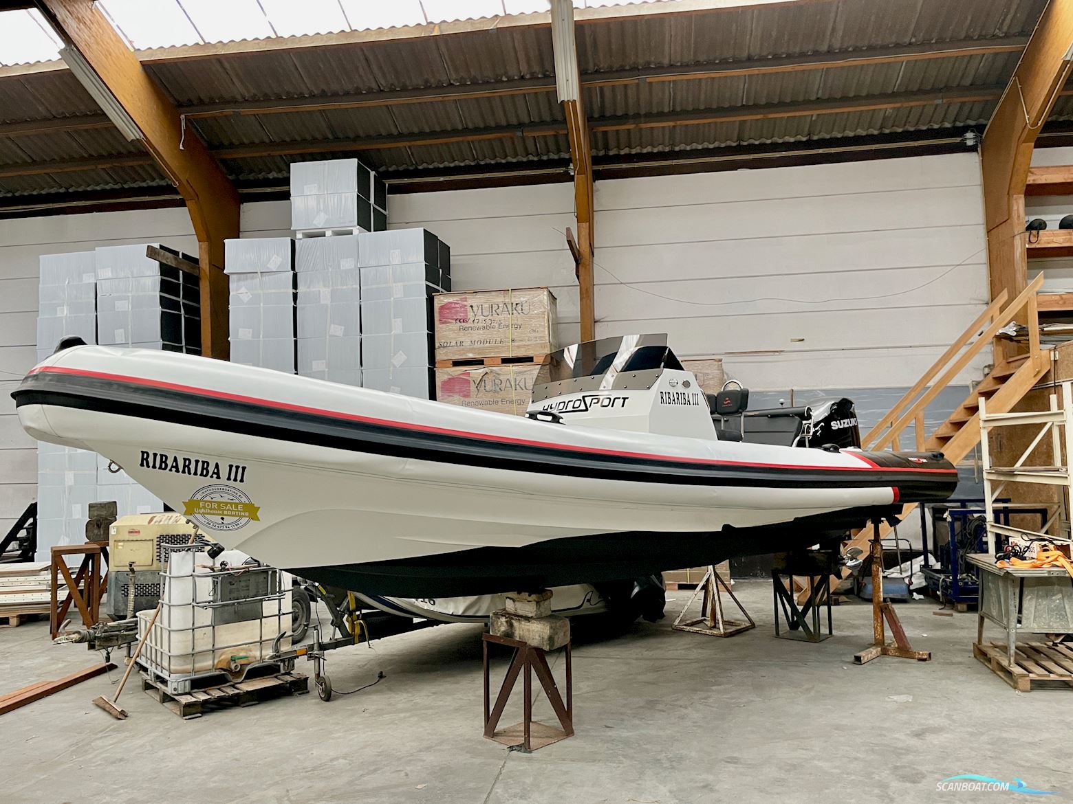 Hydrosport Rib 828Vfi Gummibåd / Rib 2020, med Suzuki motor, Belgien