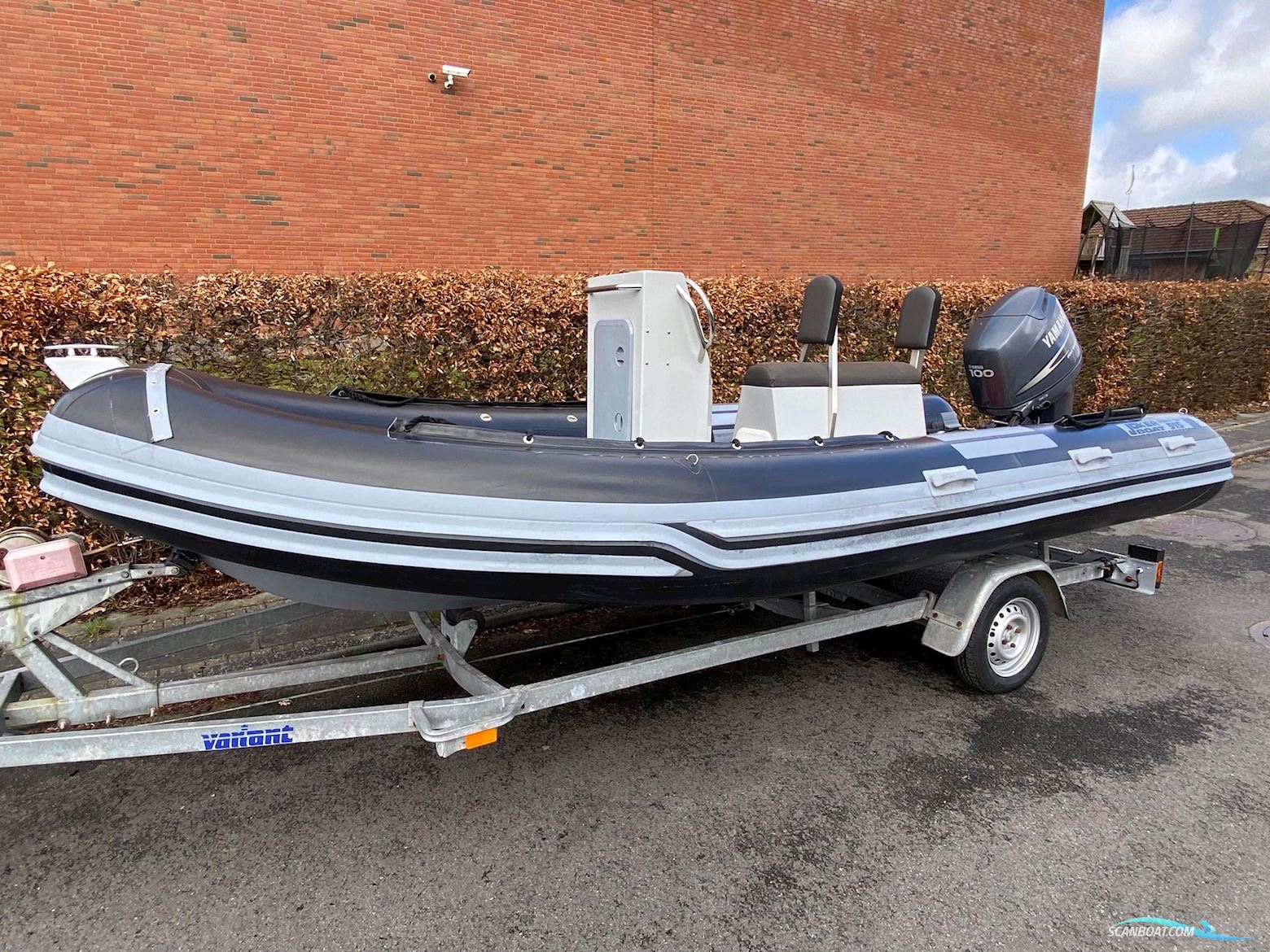 Joker Coaster 515 Med 100 hk. Gummibåd / Rib 2012, med Yamaha motor, Danmark