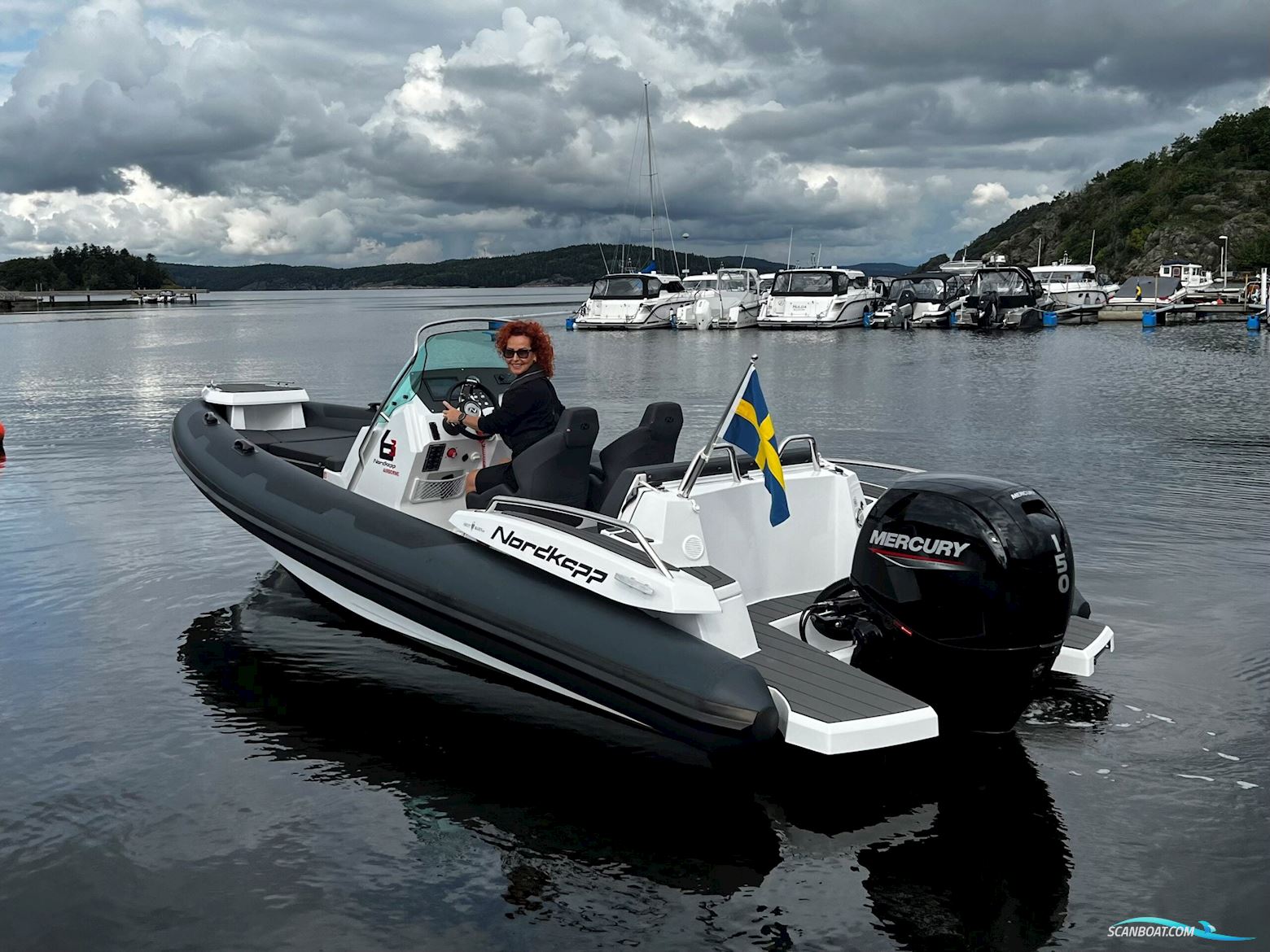 Nordkapp Airborne 6.3 Gummibåd / Rib 2024, med Mercury F115 hk motor, Sverige