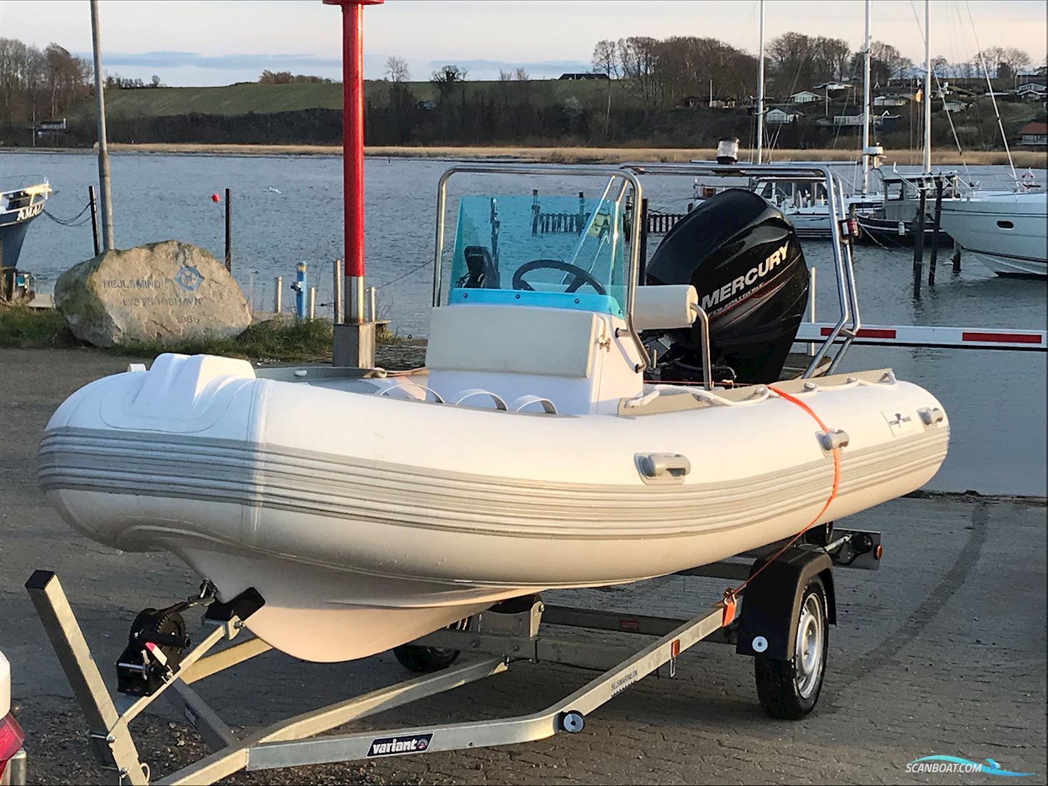 Nydam 480 Gummibåd / Rib 2021, med Mercury 4 Stroke motor, Danmark