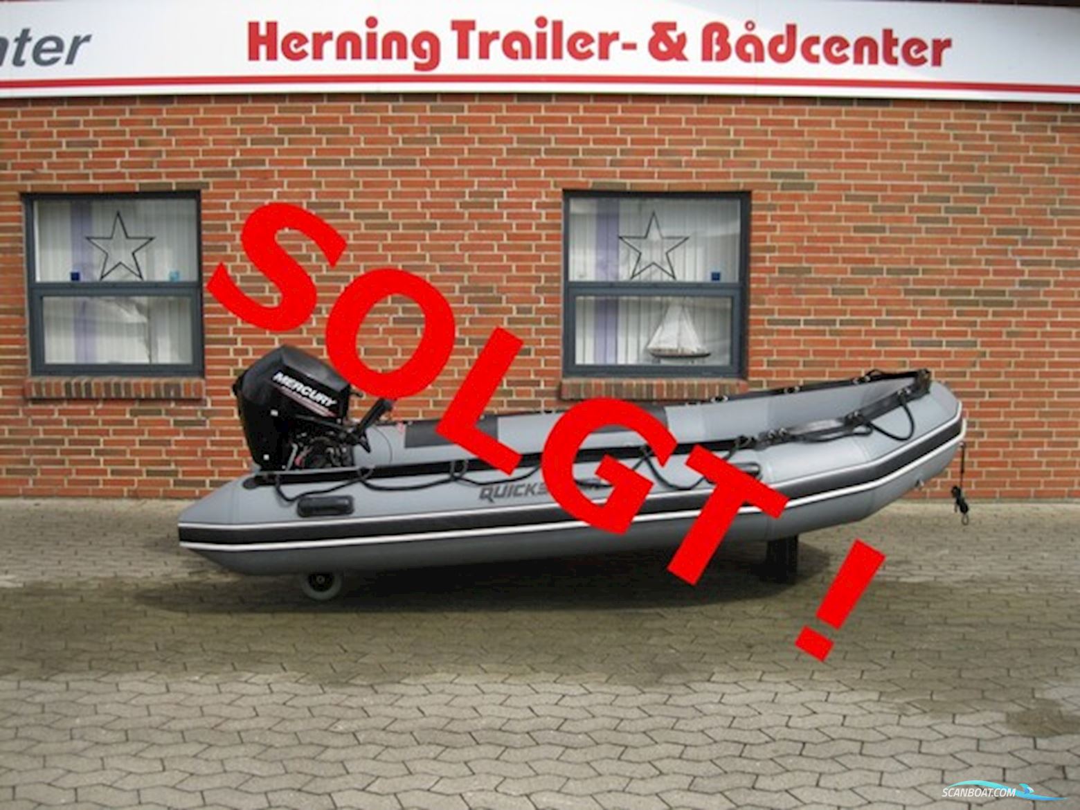 Quicksilver 365 Sport HD m/Mercury F20 hk EFI 4-takt - SOLGT ! Gummibåd / Rib 2018, med Mercury motor, Danmark