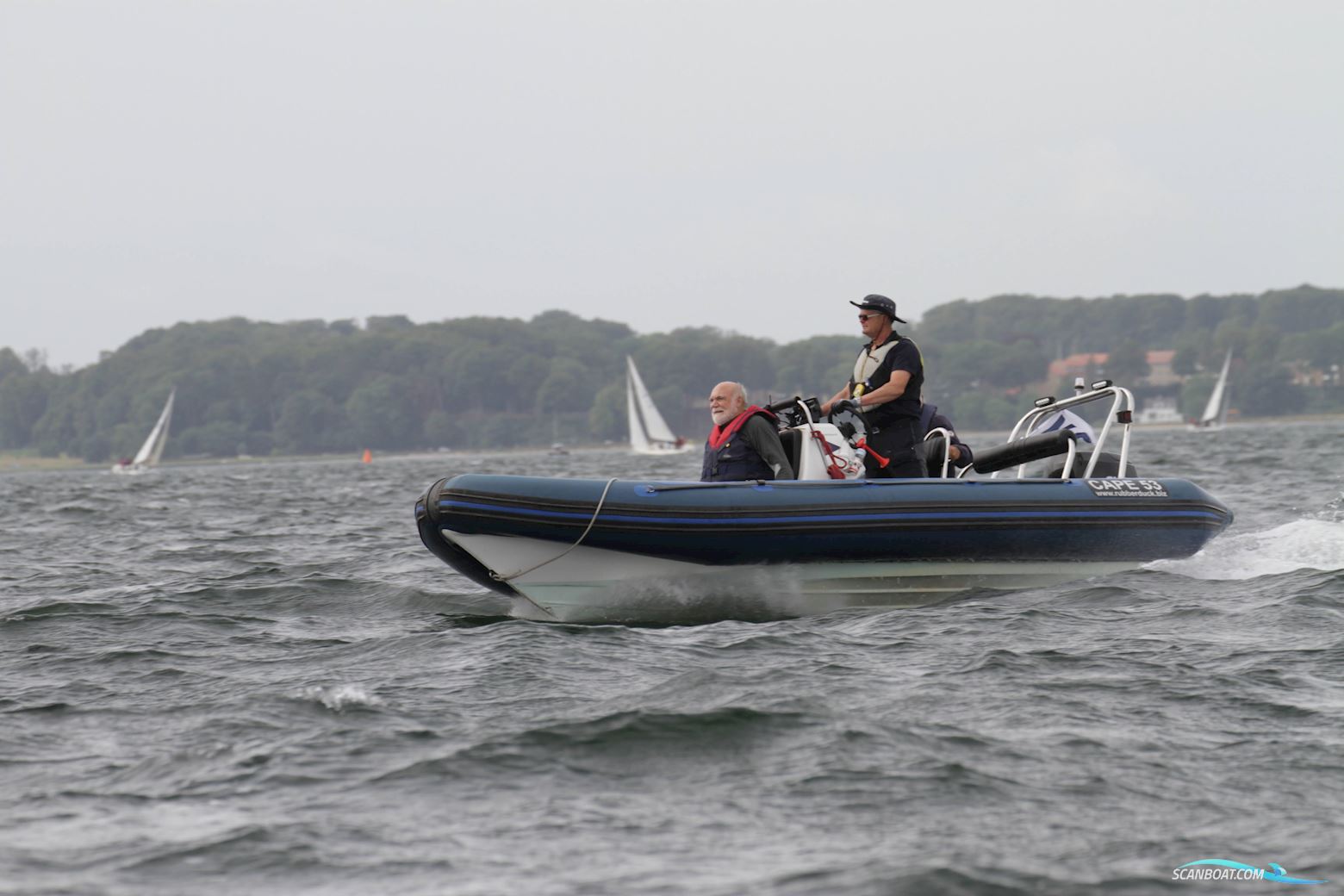 Rib Cape 53 Gummibåd / Rib 2007, med Suzuki motor, Danmark