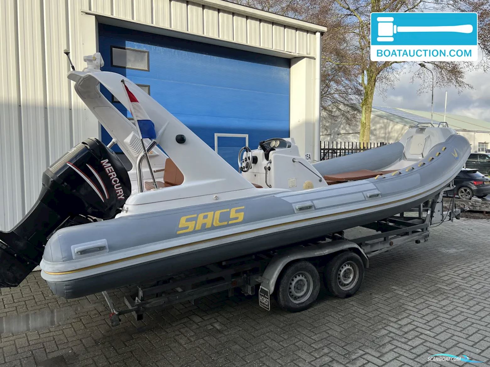 Sacs S-680 Gummibåd / Rib 2004, med Mercury motor, Holland