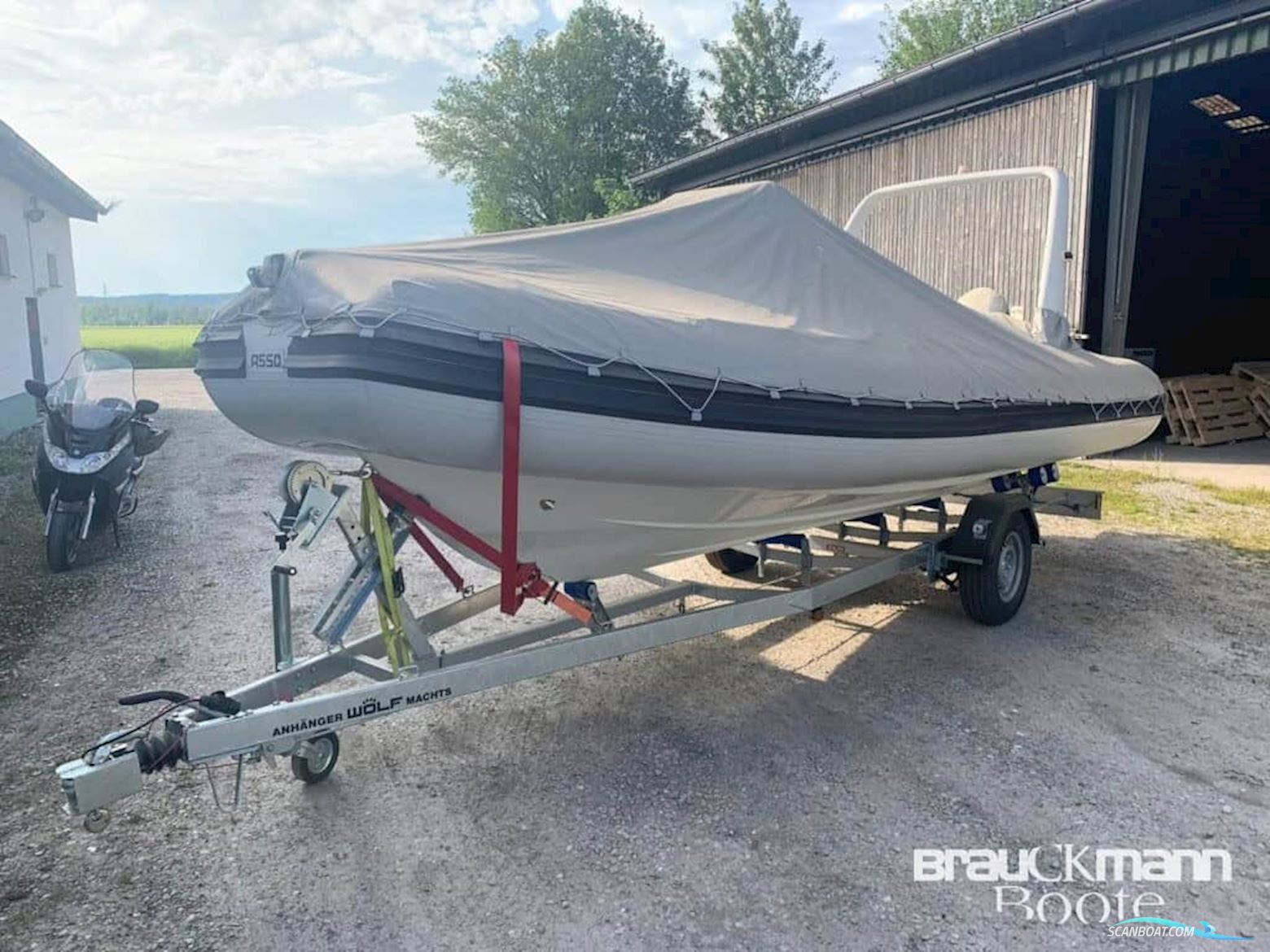 ZAR Asso Rib Gummibåd / Rib 2010, med Evinrude Outboard Motors motor, Tyskland