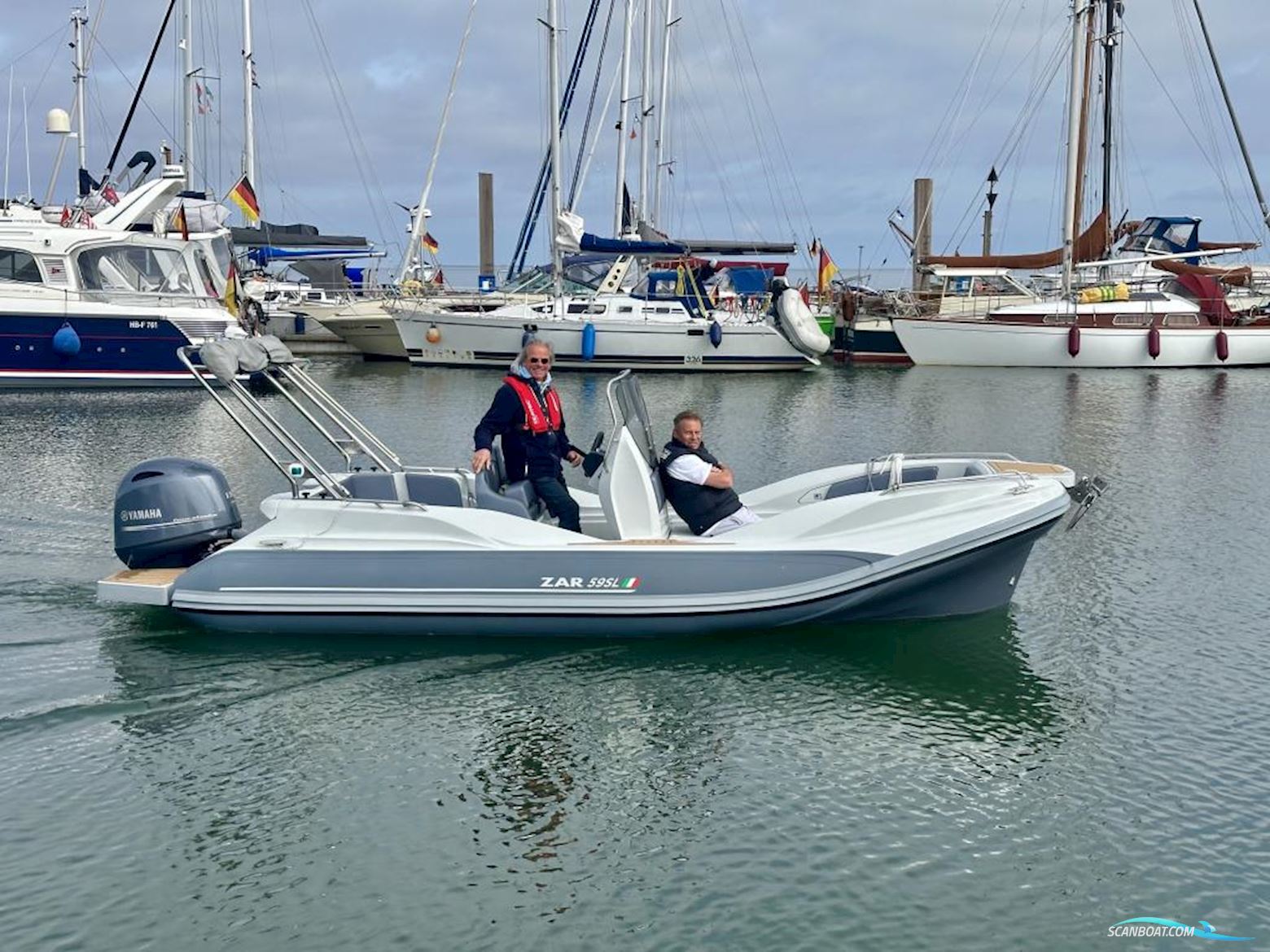 Zar Formenti 59 SL Limited Gummibåd / Rib 2022, med Yamaha F130 motor, Tyskland