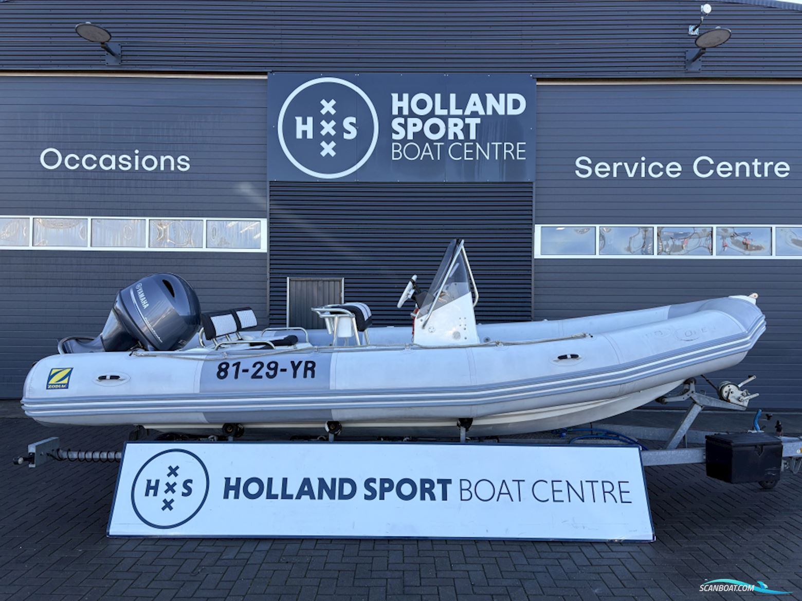 Zodiac Pro Open met Yamaha buitenboordmotor (MY2015)
