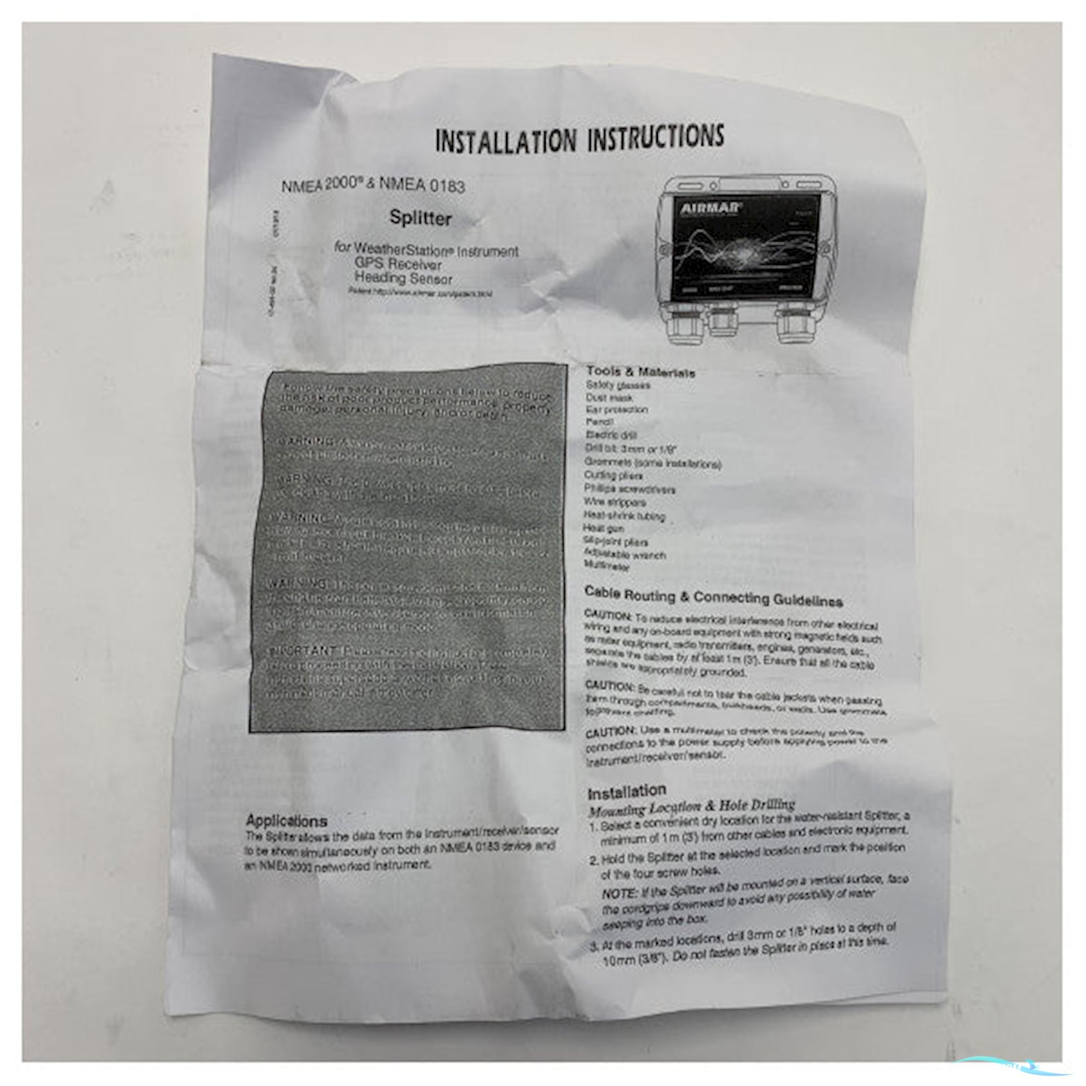 Airmar Transducer Splitter Kit Nmea 0183 Nmea 2000 - 33-632-02