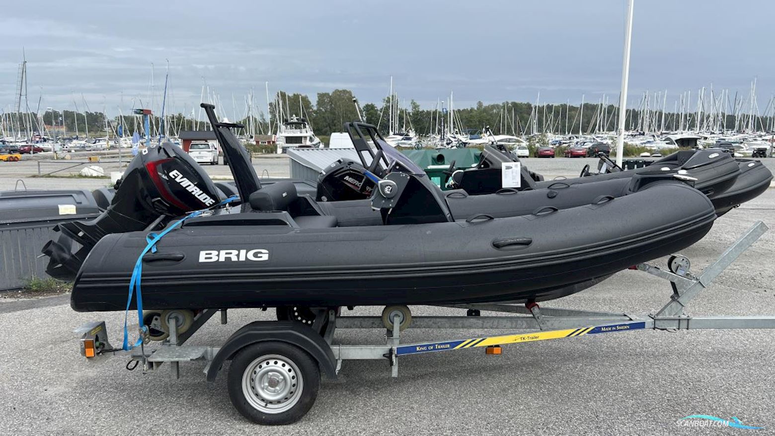 Brig Eagle 4 Gummibåt / Rib 2022, med Evinrude 50 motor, Sverige