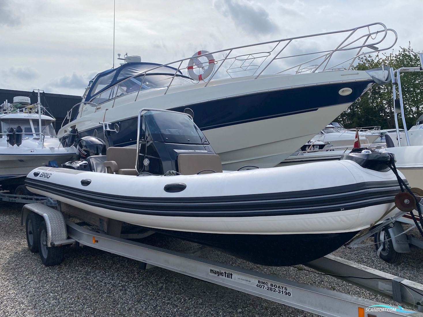 Brig Eagle 6 Gummibåt / Rib 2022, med Mercury 150 motor, Danmark