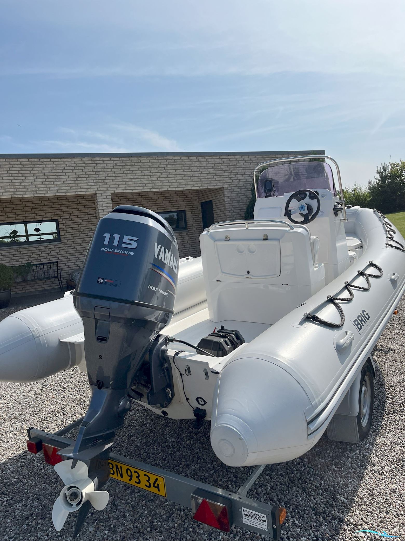 Brig Falcon 570 Gummibåt / Rib 2011, med Yamaha motor, Danmark