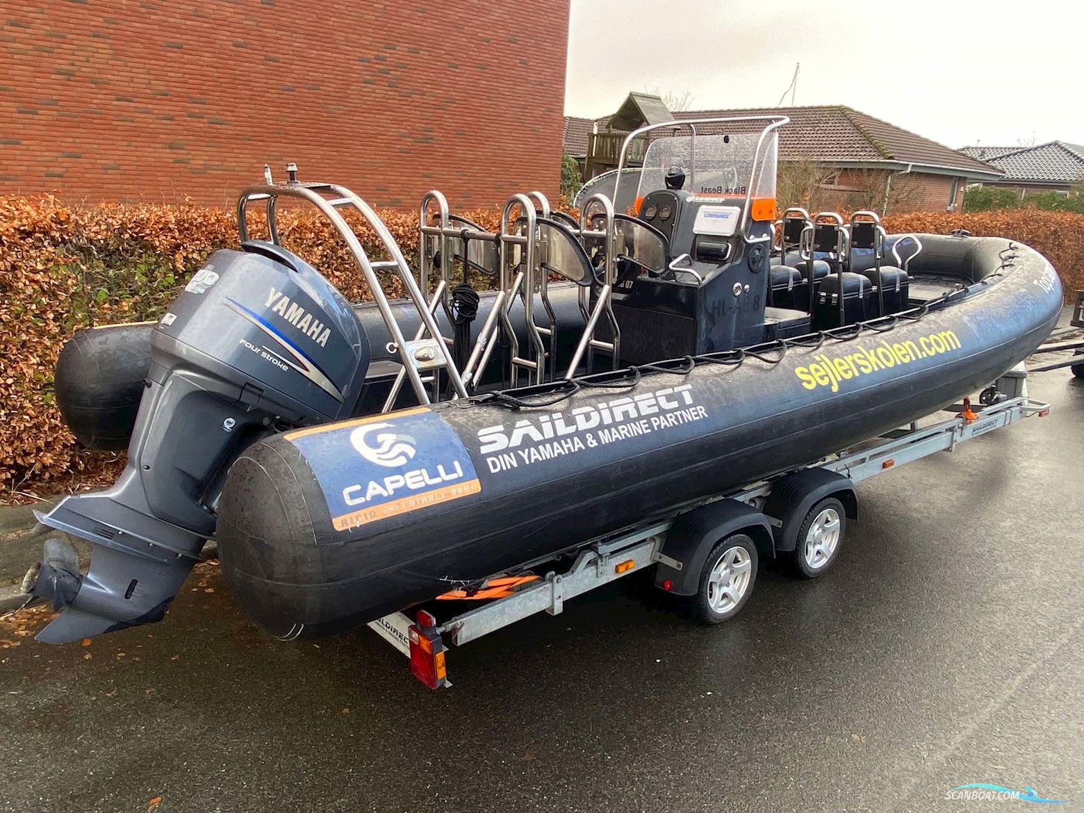 Capelli 7,5 Rib Med 200 hk Yamaha Gummibåt / Rib 2006, med Yamaha motor, Danmark