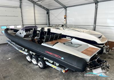 Carbotech 38 GT Gummibåt / Rib 2017, med 2 x Mercury Racing 8,2L Mag HO V8 (Ect) motor, Sverige