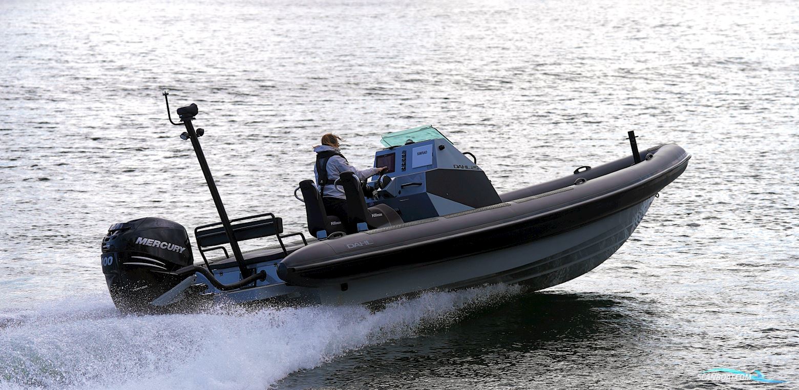Dahl 25 Gummibåt / Rib 2021, med Mercury Verado motor, Sverige