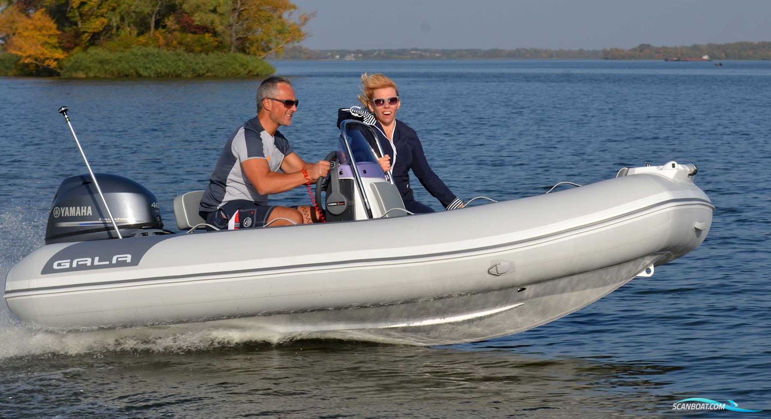 Gala A360L Gummibåt / Rib 2025, med Yamaha F30Betl motor, Danmark
