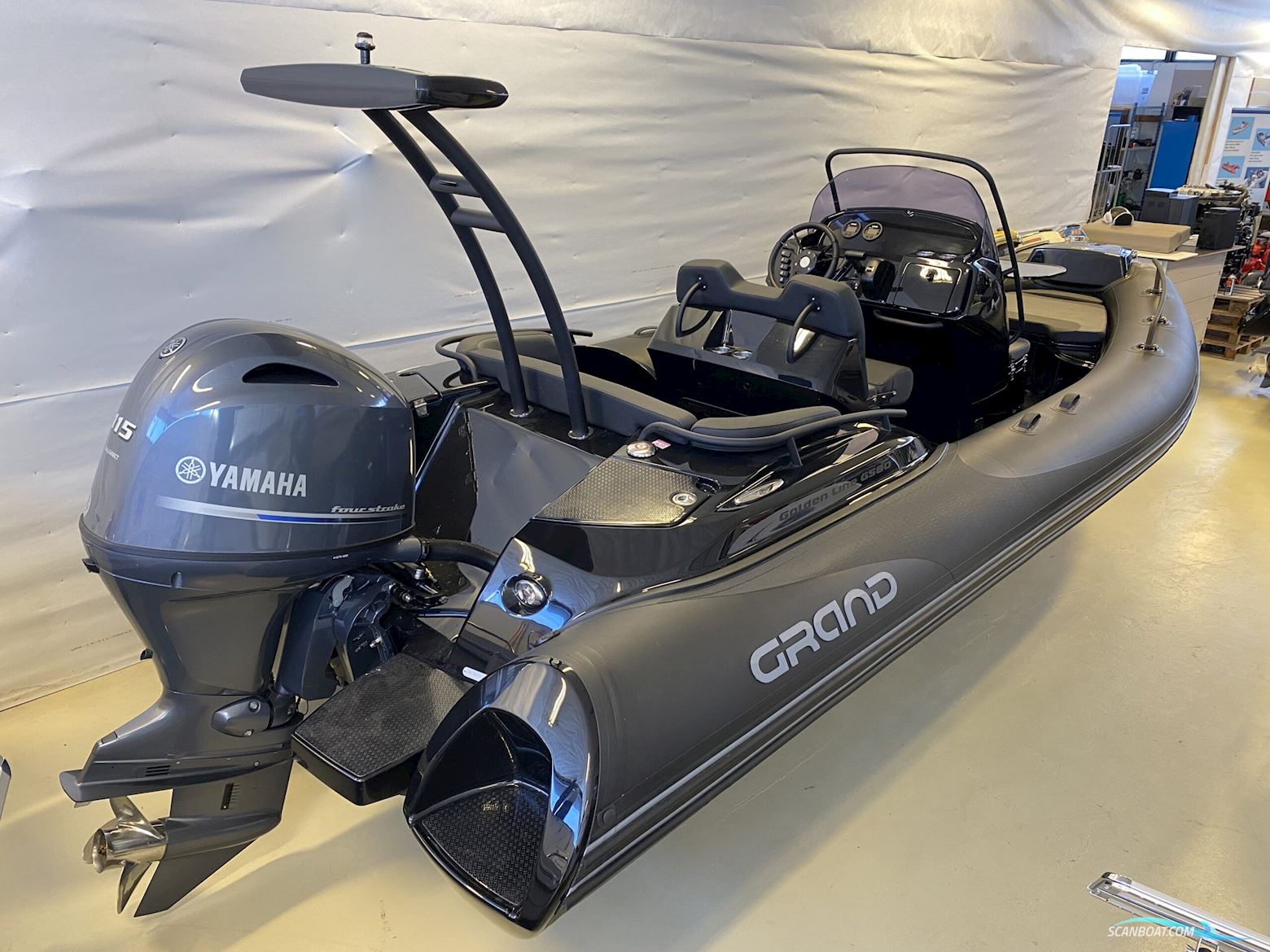 Grand G580 Golden Line Omgående Levering! Gummibåt / Rib 2025, med Yamaha motor, Danmark