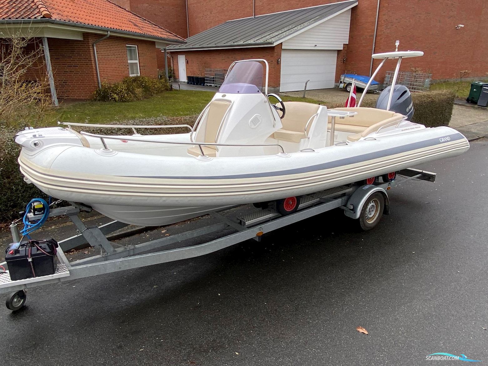 Grand G650 med 200 HK Yamaha NY PRIS! Gummibåt / Rib 2014, med Yamaha motor, Danmark