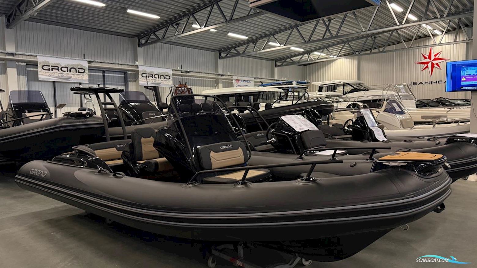 Grand Golden Line G580 Gummibåt / Rib 2026, med Mercury motor, Sverige