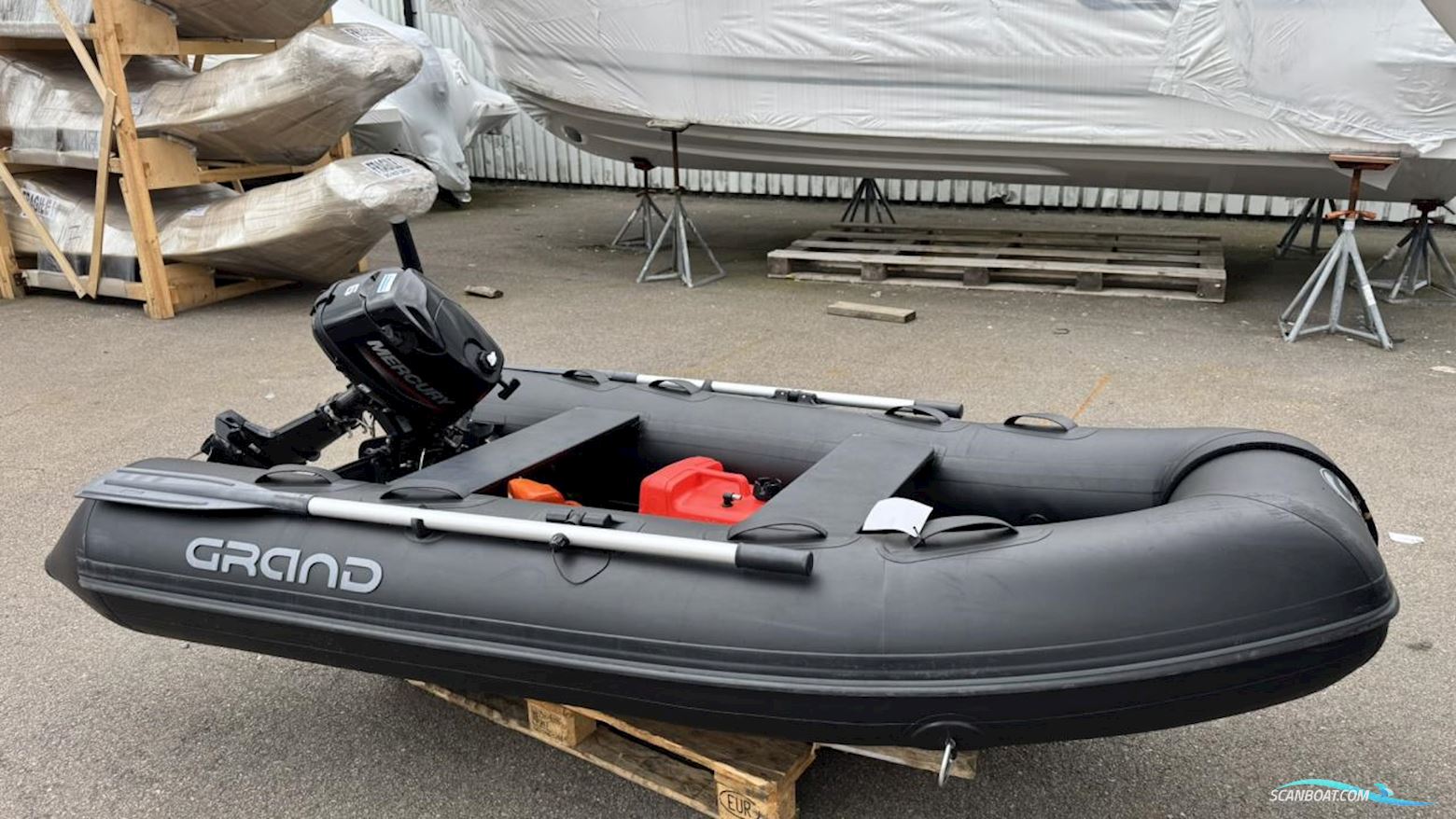 Grand S275 Gummibåt / Rib 2022, med Mercury motor, Sverige
