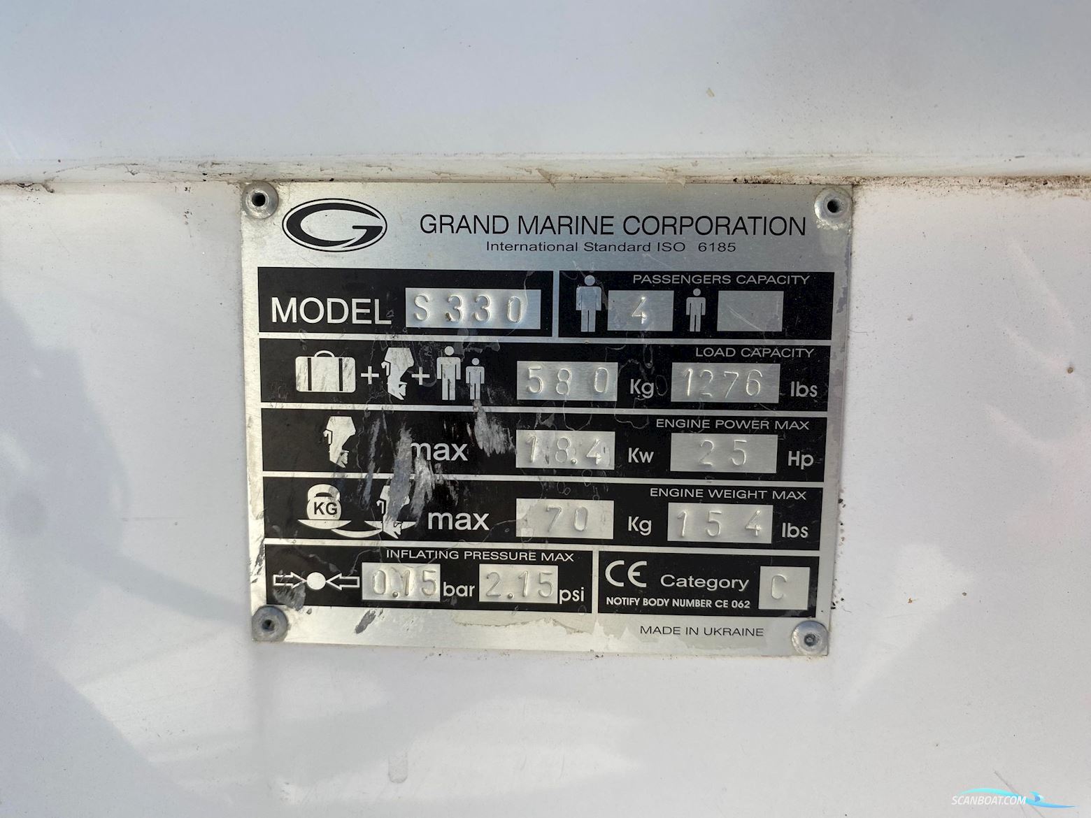 Grand S330 Sport med 20 hk Yamaha