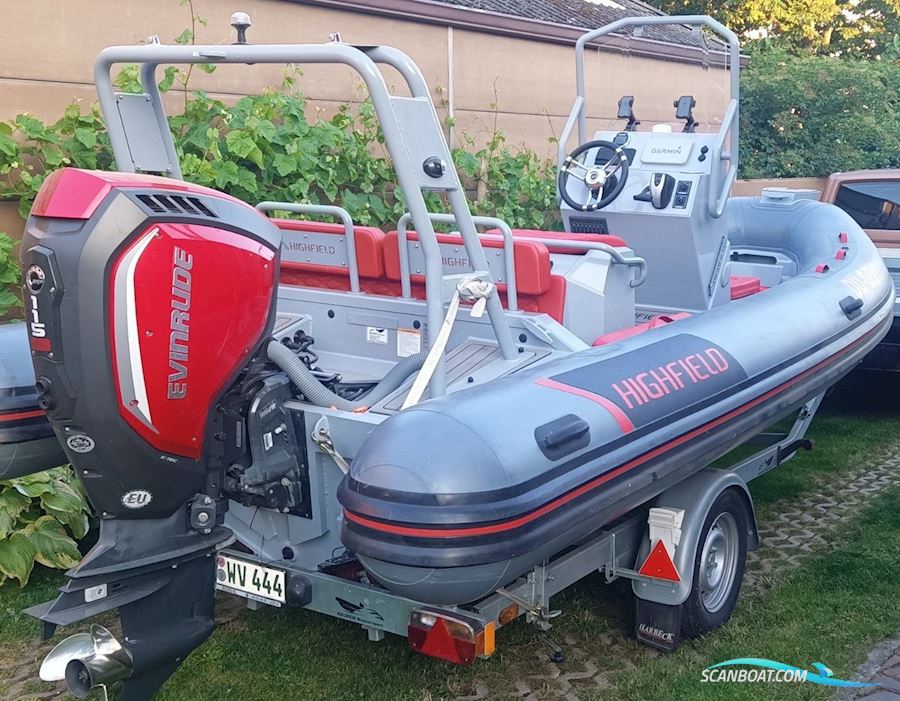Highfield 540 DL Ocean Master Gummibåt / Rib 2019, med Evinrude 115 HO G2 motor, Tyskland