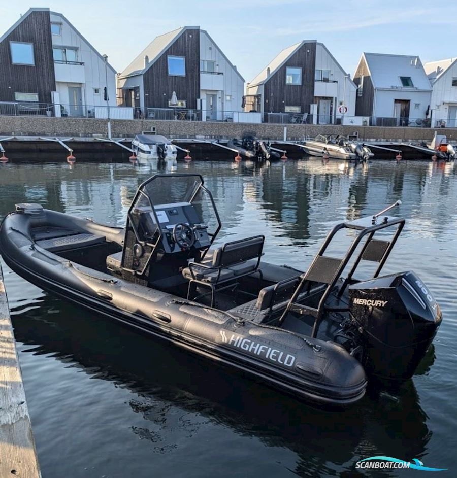 Highfield Patrol 660 Gummibåt / Rib 2024, med Mercury 200hk V6 motor, Sverige
