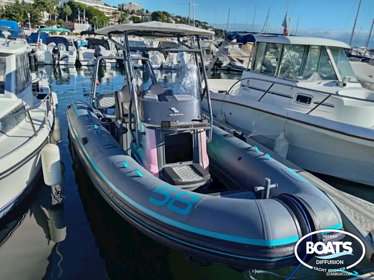 Highfield Sport 650 Gummibåt / Rib 2023, med Honda motor, Frankrike