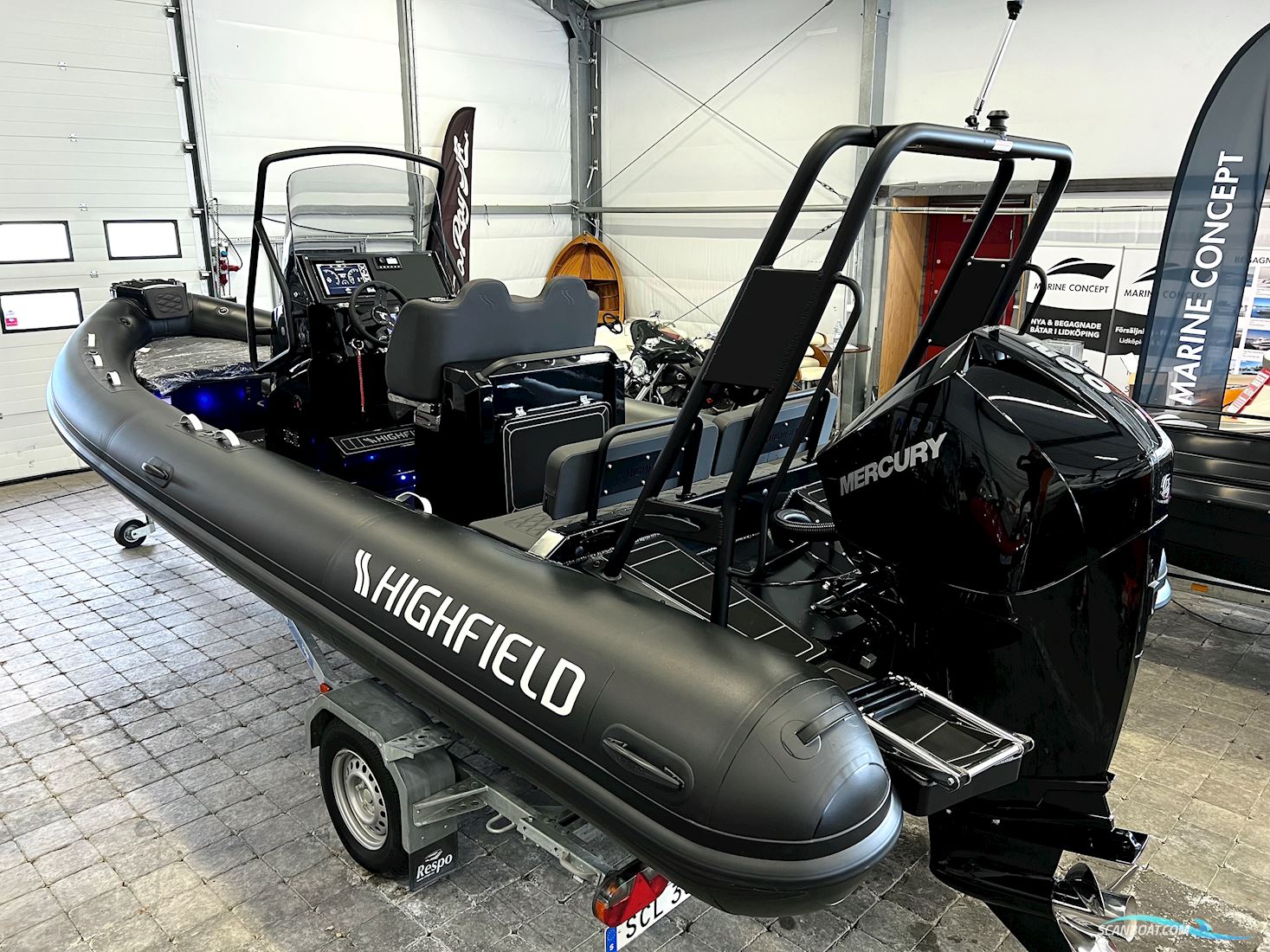 Highfield Sport 660 - Demo Gummibåt / Rib 2023, med Mercury 200hk V6 motor, Sverige