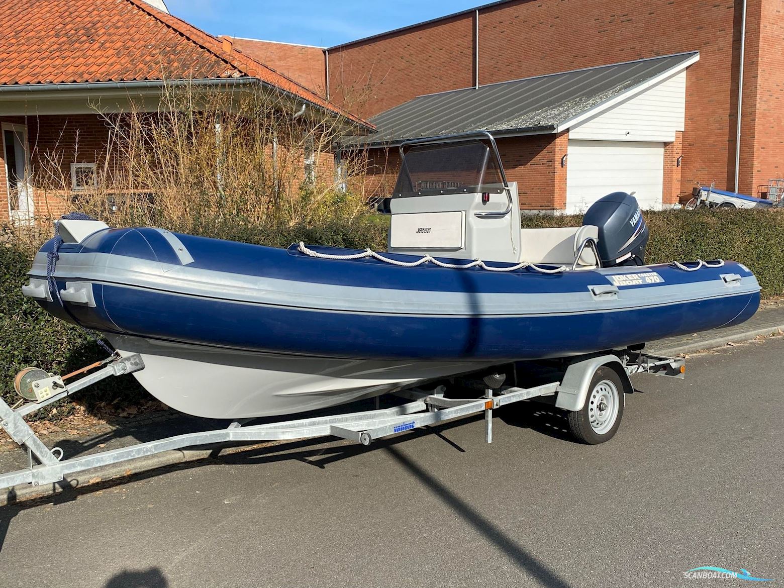 Joker Boat Coaster 470 Gummibåt / Rib 2009, med Yamaha motor, Danmark