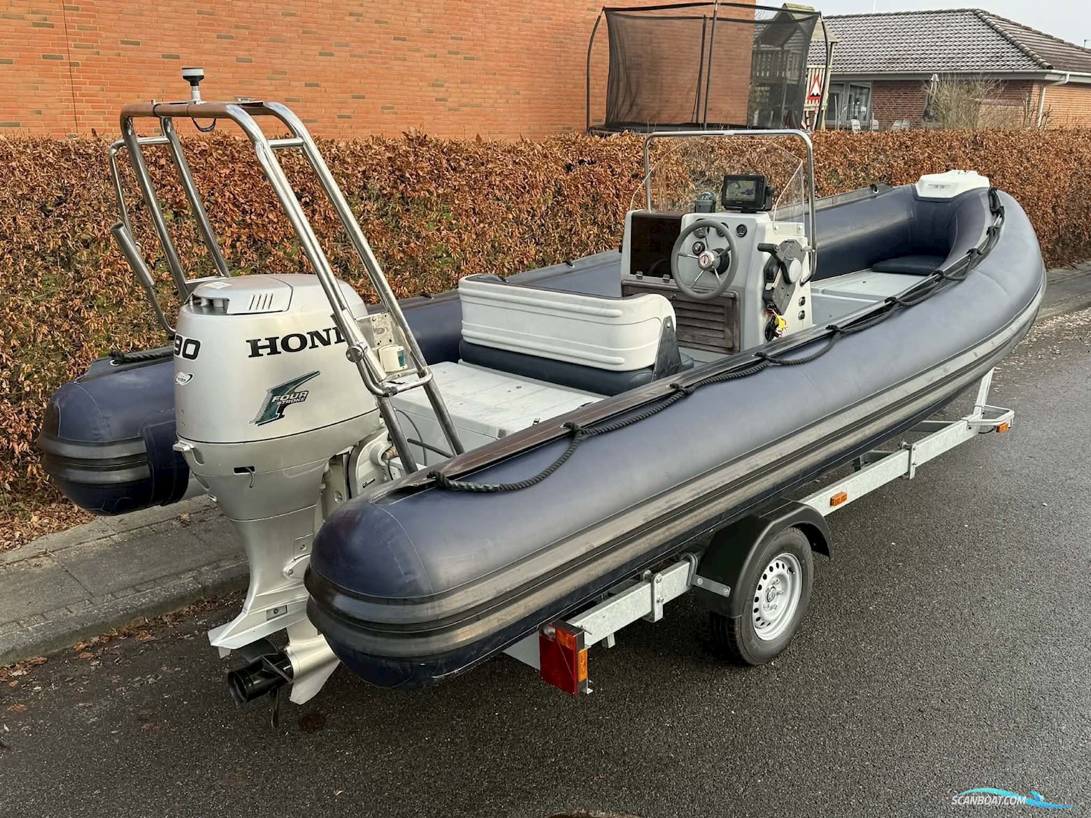 Joker Boat Coaster 580 Med 90 hk Honda Gummibåt / Rib 2005, med Honda motor, Danmark