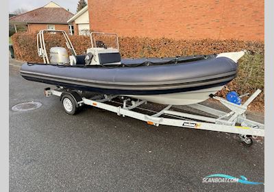 Joker Boat Coaster 580 Med 90 hk Honda Gummibåt / Rib 2005, med Honda motor, Danmark