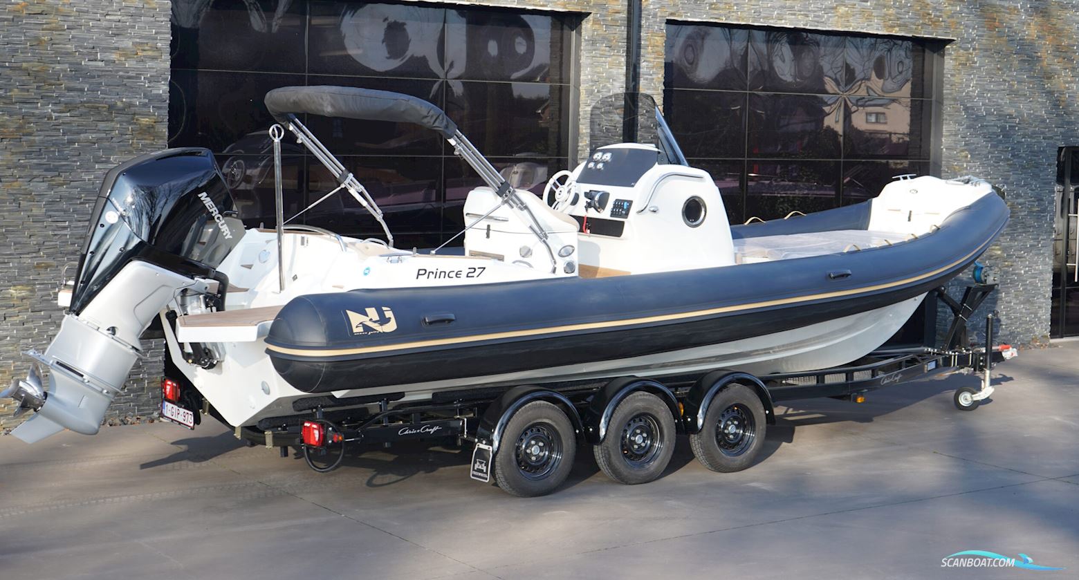 Nuova Jolly Prince 27 Gummibåt / Rib 2021, med Mercury motor, Danmark