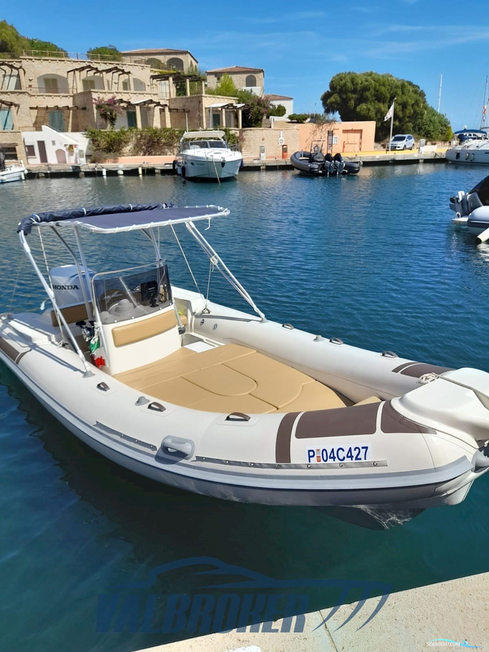 Ondina 575 Gummibåt / Rib 2022, med Honda motor, Italien