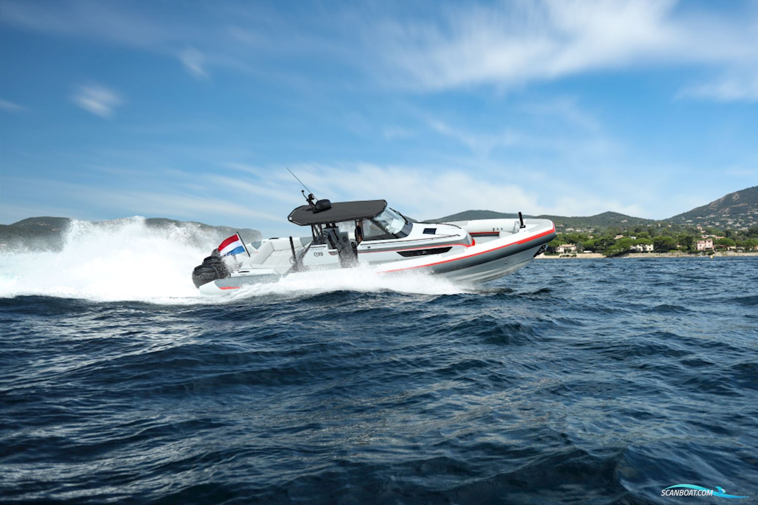 Qnautic 39 Gummibåt / Rib 2019, med Mercury motor, Holland