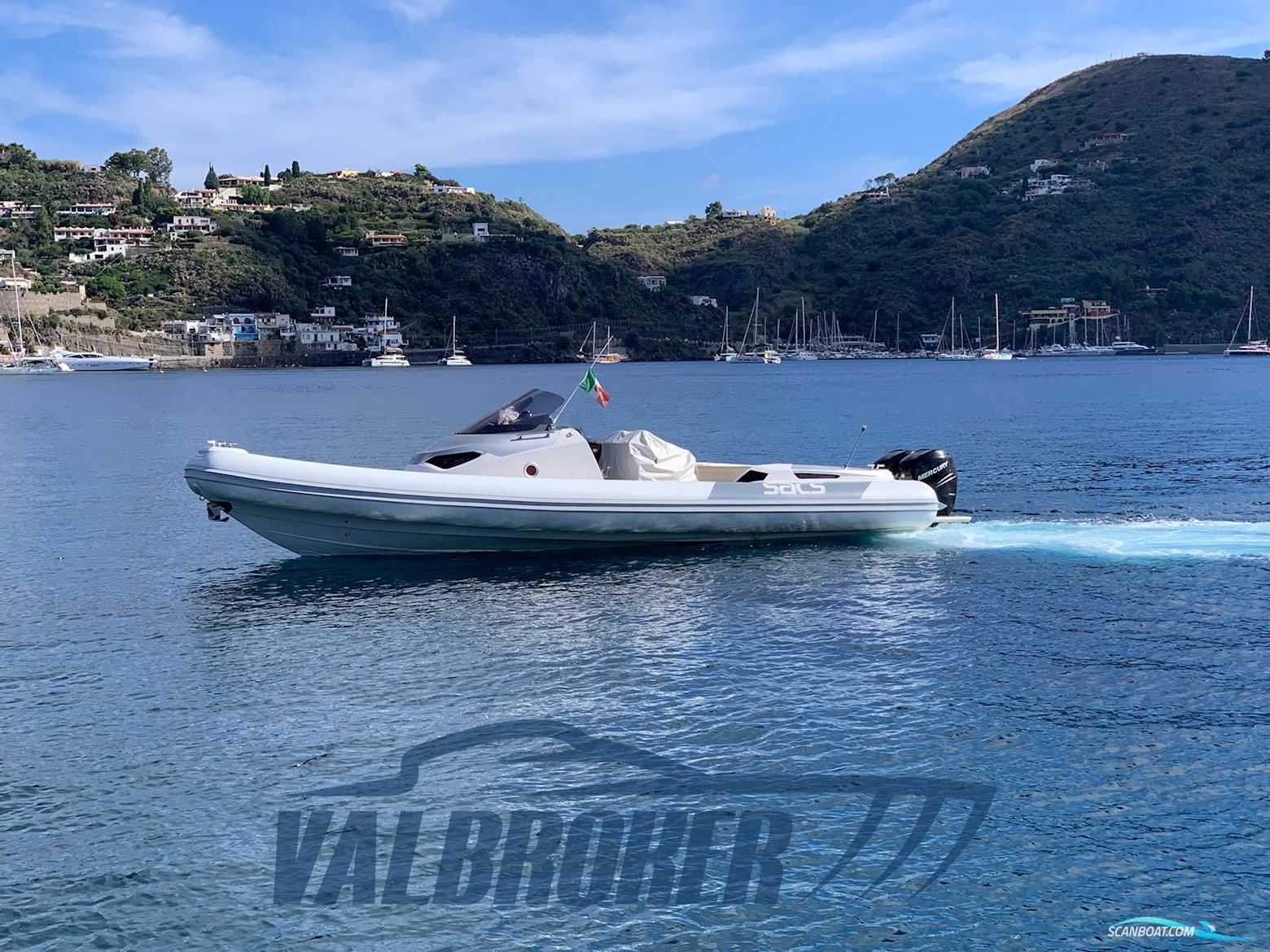 Sacs Strider 11 Gummibåt / Rib 2010, med Mercury Verado L6 motor, Italien